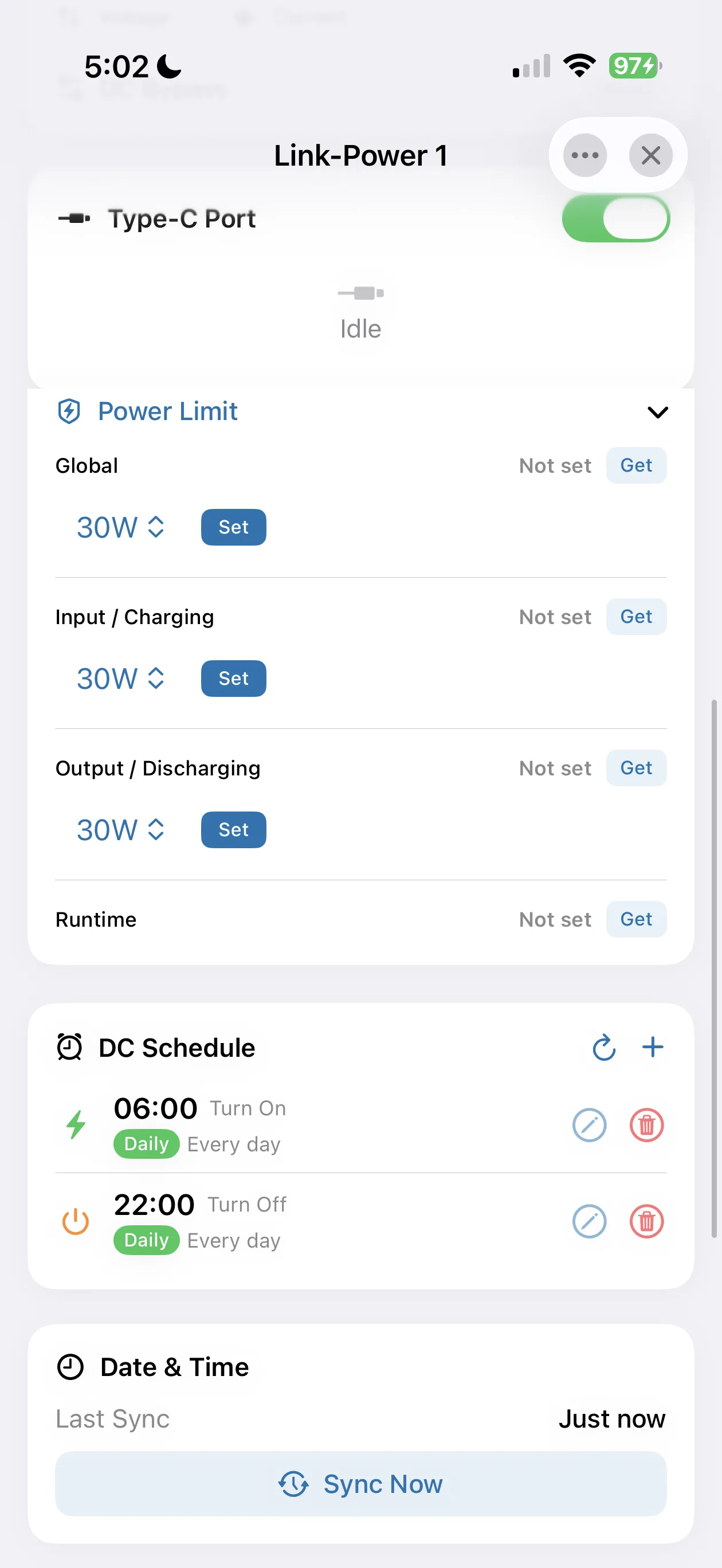 USB-C power limits
