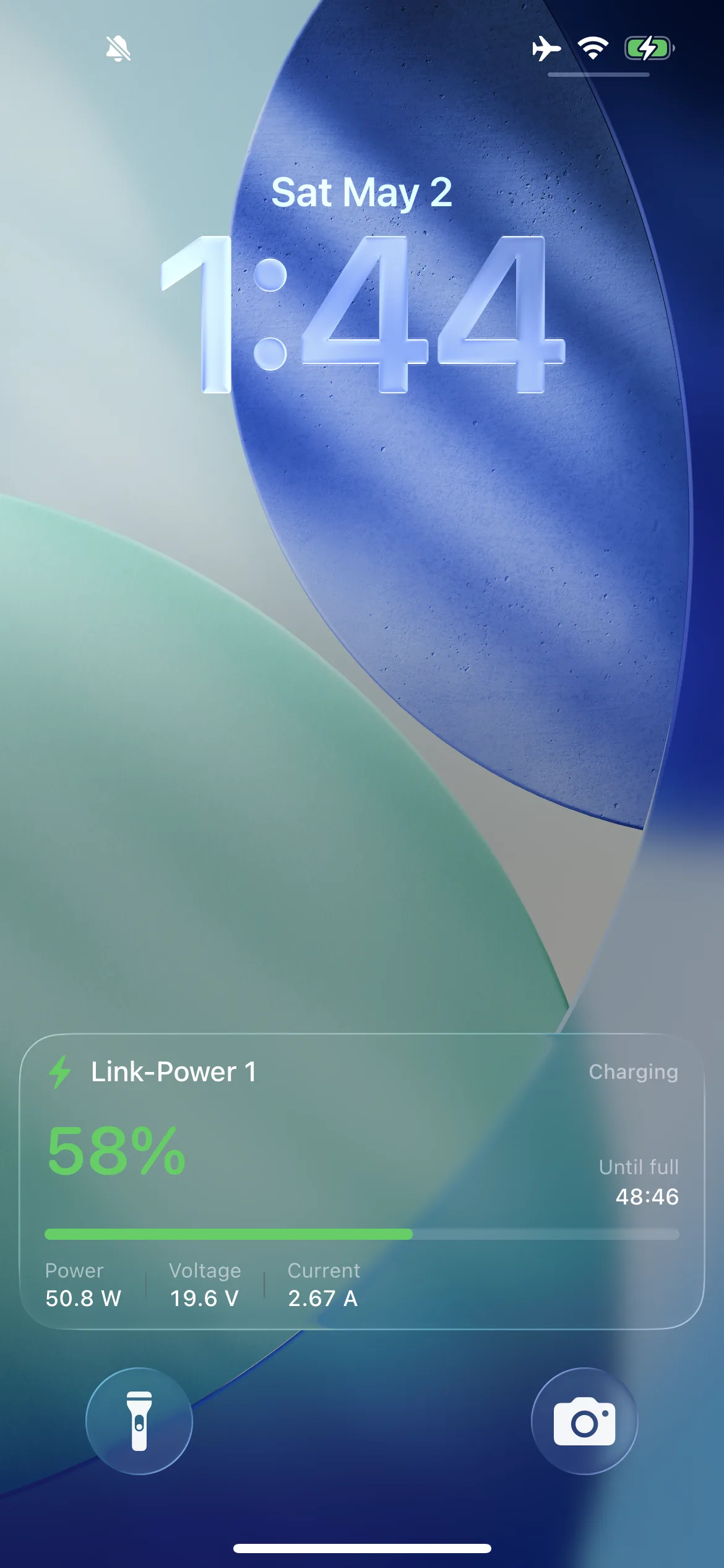 Live activity — charging